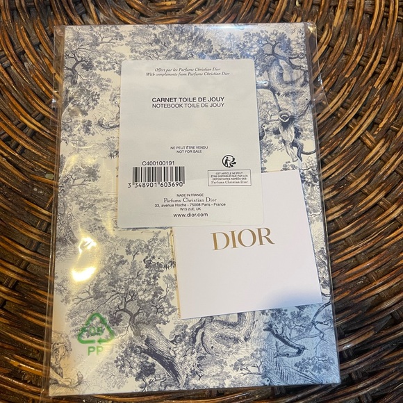 Brand New, Dior Toile De Jouy print notebook. Comes with plastic package. - Picture 4 of 4